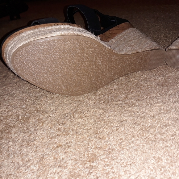 REPORT Wedge Sandal..size 10..black - Picture 7 of 15